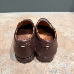 Johnston & Murphy Rich Brown Leather Loafers
